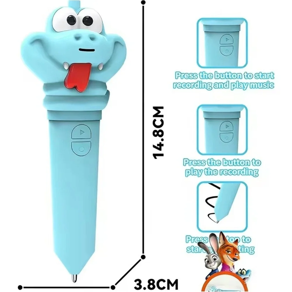 Disney Zootopia Gary The Snake Antivenom Recorder‎ Gel Pen Toy 2-in-1 NEW